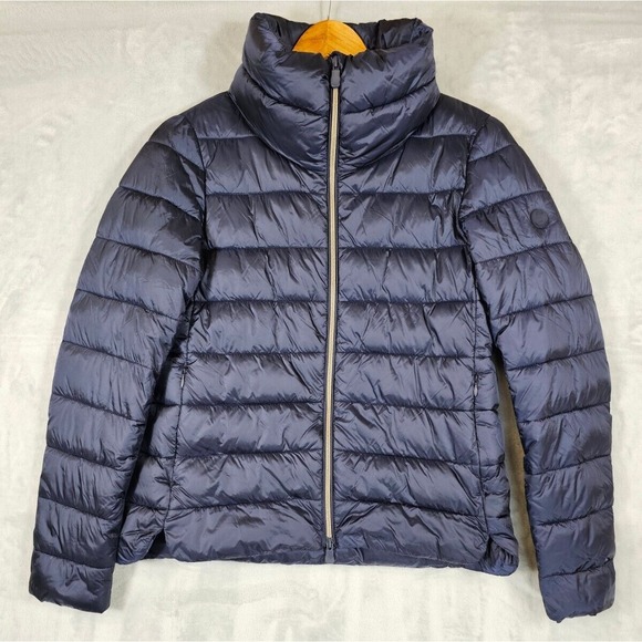 SAVE THE DUCK Ultra Light MEDIUM Gray Quilted Plumtech Jacket MENS Small Puffer